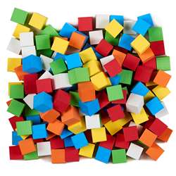 16Mm Blank Color Foam Dice 200 Ct Assorted, KOP18922