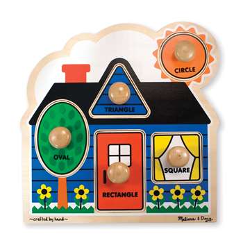 First Shapes Jumbo Knob Puzzle By Melissa & Doug