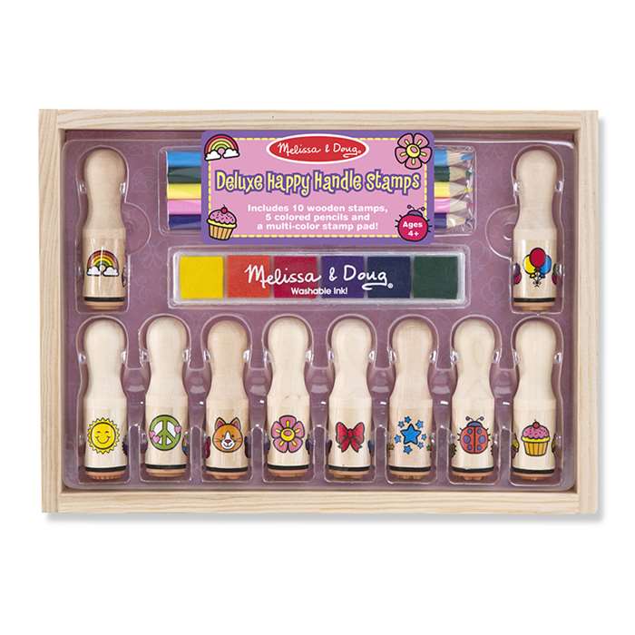 Deluxe Happy Handle Stamp Set By Melissa & Doug