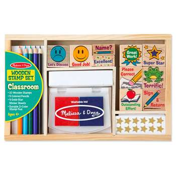 Classroom Stamp Set By Melissa & Doug