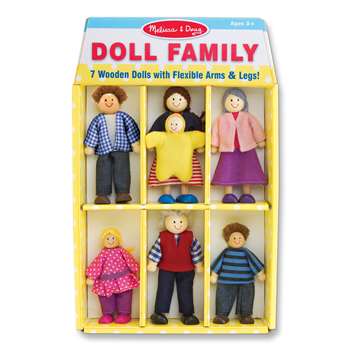 Shop Wooden Family Doll Set - Lci2464 By Melissa & Doug