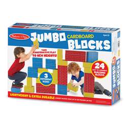 Jumbo Cardboard Blocks 24-Piece Set, LCI2783