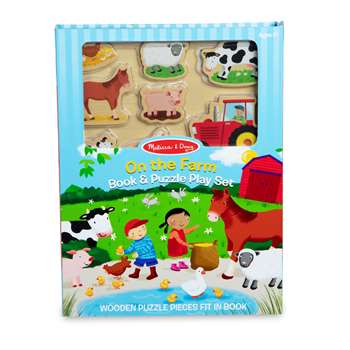 Book & Puzzle Play Set On The Farm, LCI31591