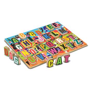 Jumbo Abc Chunky Puzzle By Melissa & Doug