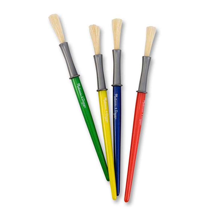 Medium Paint Brushes Set Of 4 By Melissa & Doug