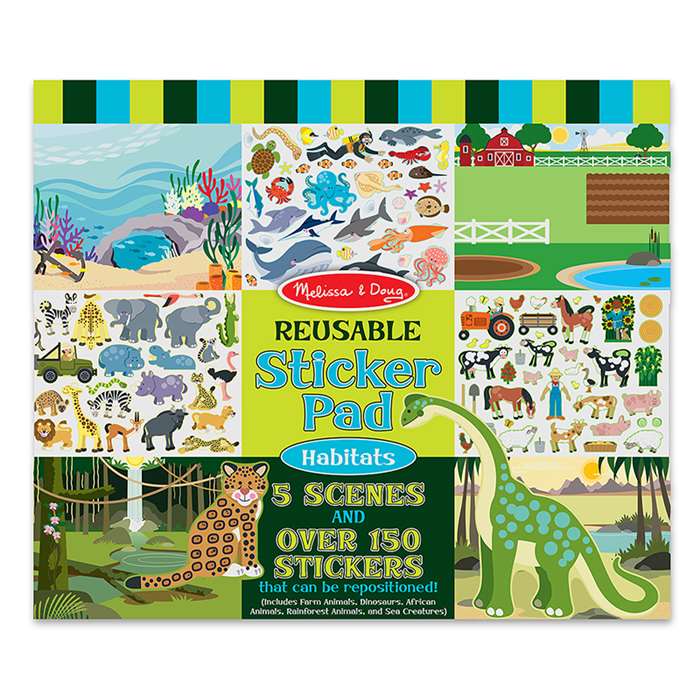 Reusable Sticker Pad Habitats By Melissa & Doug