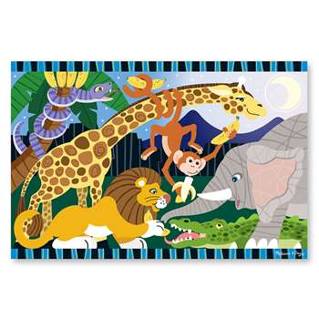 Safari Social Floor Puzzle By Melissa & Doug