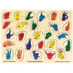Puzzle Sign Language Alphabet Peg By Melissa & Doug