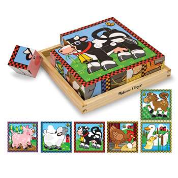 Farm Cube Puzzle By Melissa & Doug