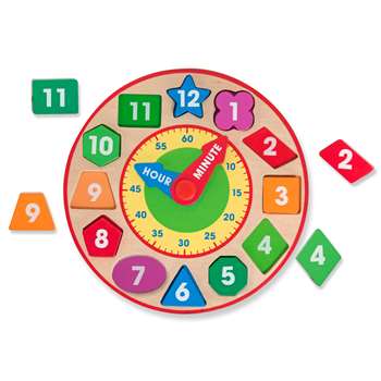 Shape Sorting Clock By Melissa & Doug