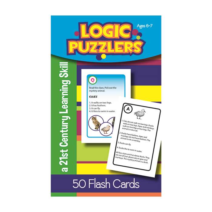 Logic Puzzlers Flash Cards Gr 1, LEP901100LE