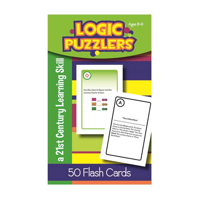 Logic Puzzlers Flash Cards Gr 3, LEP901102LE
