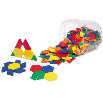 Pattern Blocks Plastic .5Cm 250/Pk By Learning Resources