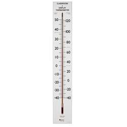 Giant Classroom Thermometer 30T Dual-Scale Wooden Frame By Learning Resources