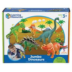 Jumbo Dinosaurs Set Of 5 By Learning Resources