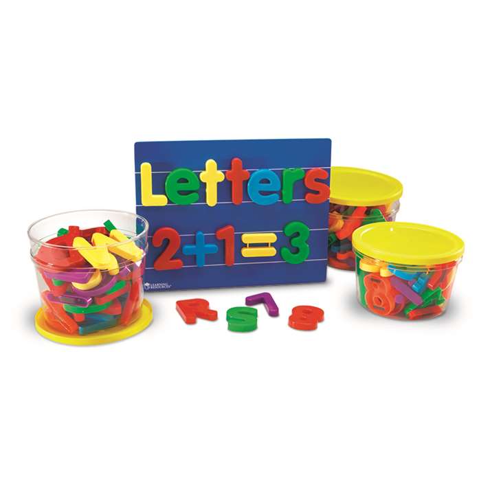 Jumbo Magnetic Combo Set 1 Each 0450-0452 By Learning Resources