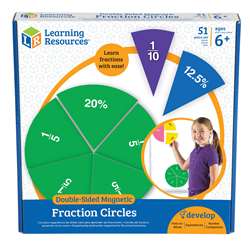 Double Sided Magnetic Fraction Circles By Learning Resources