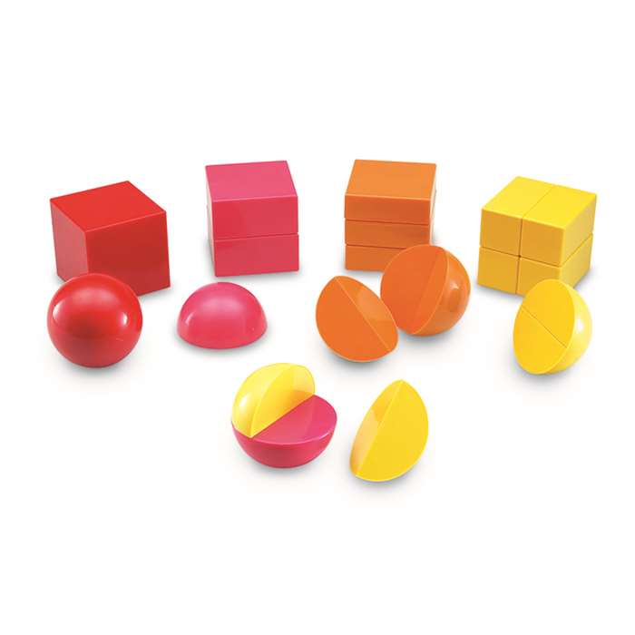 Magnetic 3-D Fraction Shapes By Learning Resources