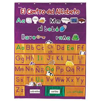 Spanish Alphabet Pocket Chart By Learning Resources