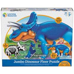 Jumbo Dinosaur Puzzle Triceratops Floor, LER2857