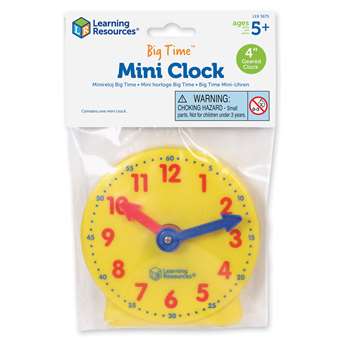 Smart Pack 4&quot; Clock, LER3675