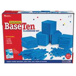 Interlocking Base Ten Class Set By Learning Resources