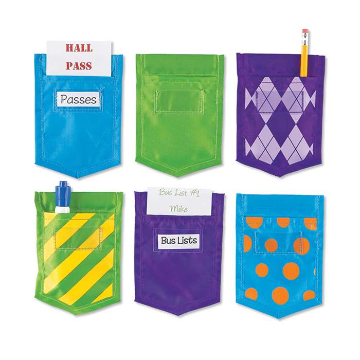 Solids And Patterns Magnetic Mini Pockets Set Of 6 By Learning Resources