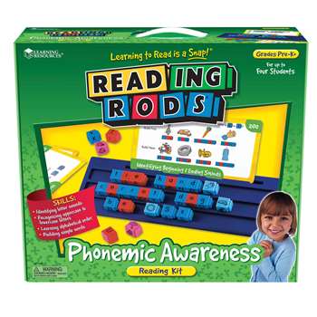Reading Rods Phonemic Awareness Kit Gr Pk& Up By Learning Resources