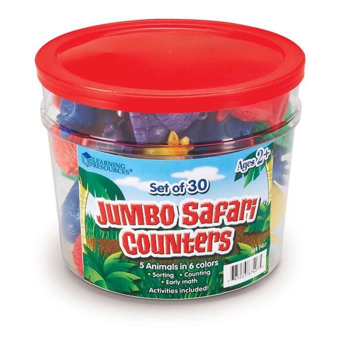 Jumbo Safari Counters By Learning Resources