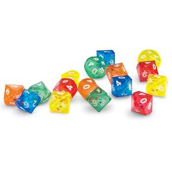 10 Sided Dice In Dice By Learning Resources