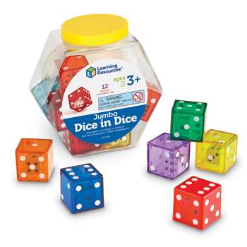 Jumbo Dice In Dice By Learning Resources