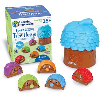 Spike Fine Motr Hedgehog Tree House Sensory, LER9104