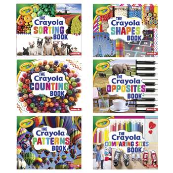 Crayola Concepts 6 Book Set, LPB1541514505