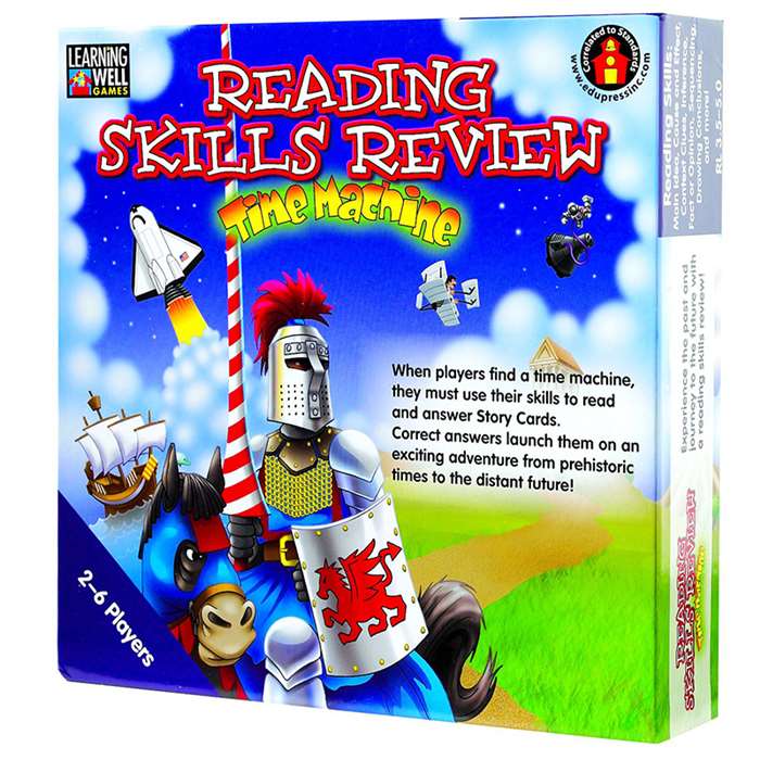 Reading Skills Rev Time Capsule Bl By Edupress