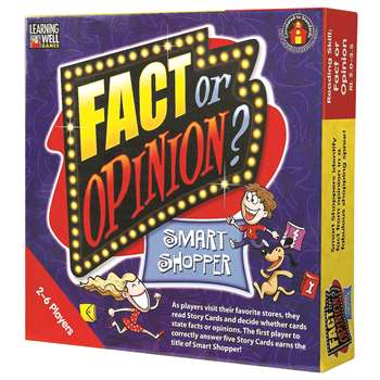 Fact Or Opinion Shopping Mall Red By Edupress