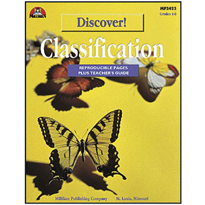 Discover Classification Gr 4-6 By Milliken Lorenz Educational Press