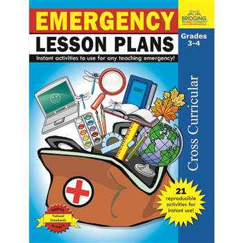 Emergency Lesson Plans Gr 3-4 By Milliken Lorenz Educational Press