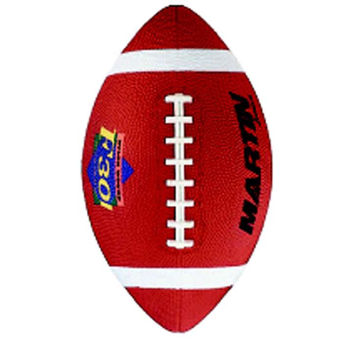 Football Junior Brown Rubber Nylon Wound By Dick Martin Sports