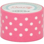 Mavalus Snazzy Pink W/ White Polka Dot Tape 1.5 X 39 By Dss Distributing