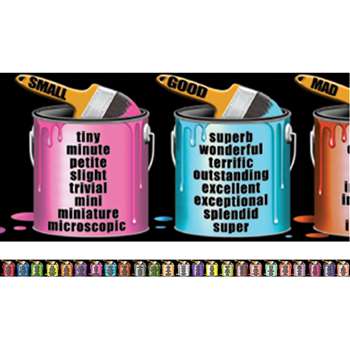 Brighten Your Vocabulary Chalkboard Topper By Mcdonald Publishing