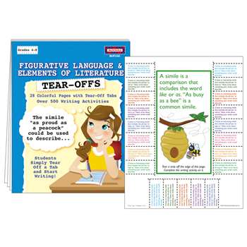 Figurative Language & Elements Of Literature Tear Offs By Mcdonald Publishing