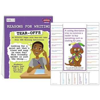 Reasons For Writing Tear Offs By Mcdonald Publishing