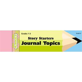 Journal Booklet Story Starters Gr 1-3 By Mcdonald Publishing