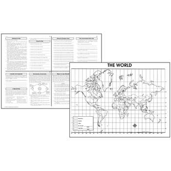 Activity Posters The World 30/Set Gr 4-8 By Mcdonald Publishing