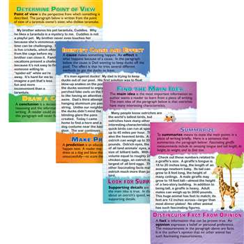 Reading Comprehension Poster Set By Mcdonald Publishing