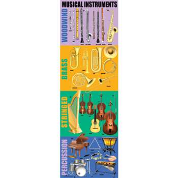 Musical Instruments Colossal Poster By Mcdonald Publishing