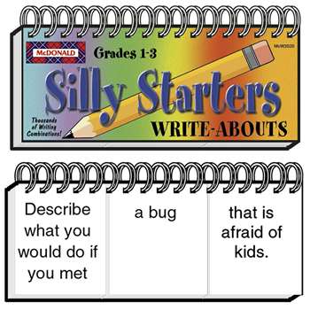 Write-Abouts Silly Starters Gr 1-3 S 1-3 By Mcdonald Publishing