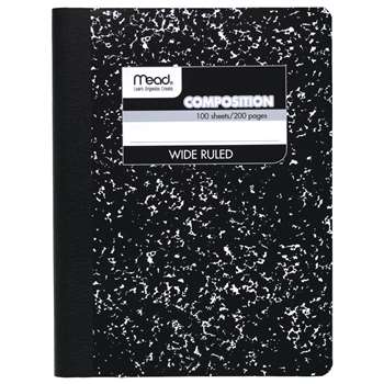 Notebook Composition 100 Ct 9 3/4 X 7 1/2 By Mead Products