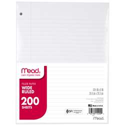 Paper Filler Wm 10 1/2" X 8" 200 Ct By Mead Products