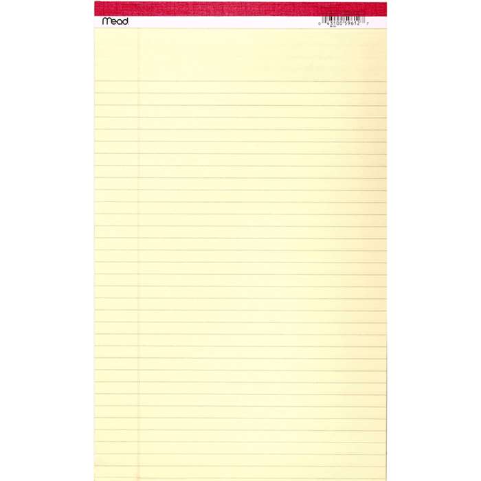 Standard Legal Pad 8 1/2 X 14 By Mead Products